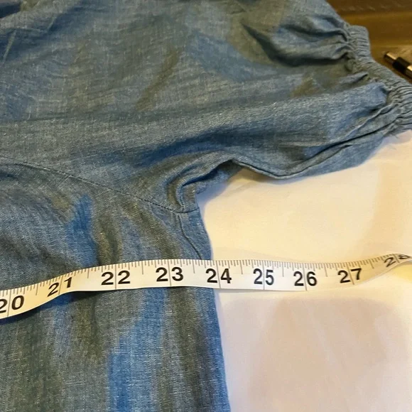 NWT J. Crew size M denim dress in chambray - Picture 9 of 11